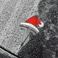 🎅 Cute Christmas Hat Car Sticker 🎄 – Creative Christmas Tree Side Window Decoration for Cars & Motorcycles 🚗🏍️ – Unique Holiday Car Decal 🎁